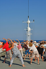 Nafplio; Greece - august 30 2022 : tourism boat