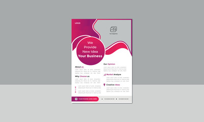 professional modern elegant trend business flyer design 