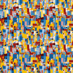 Seamless abstract geometric pattern