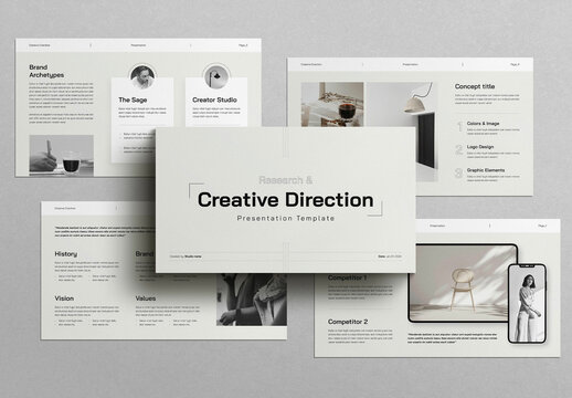 Research & Creative Direction Presentation Layout