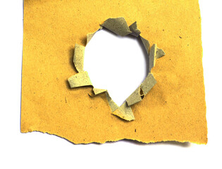pieces of torn paper texture background with copy space for text