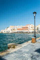 Old town of Hania in Crete, Greece