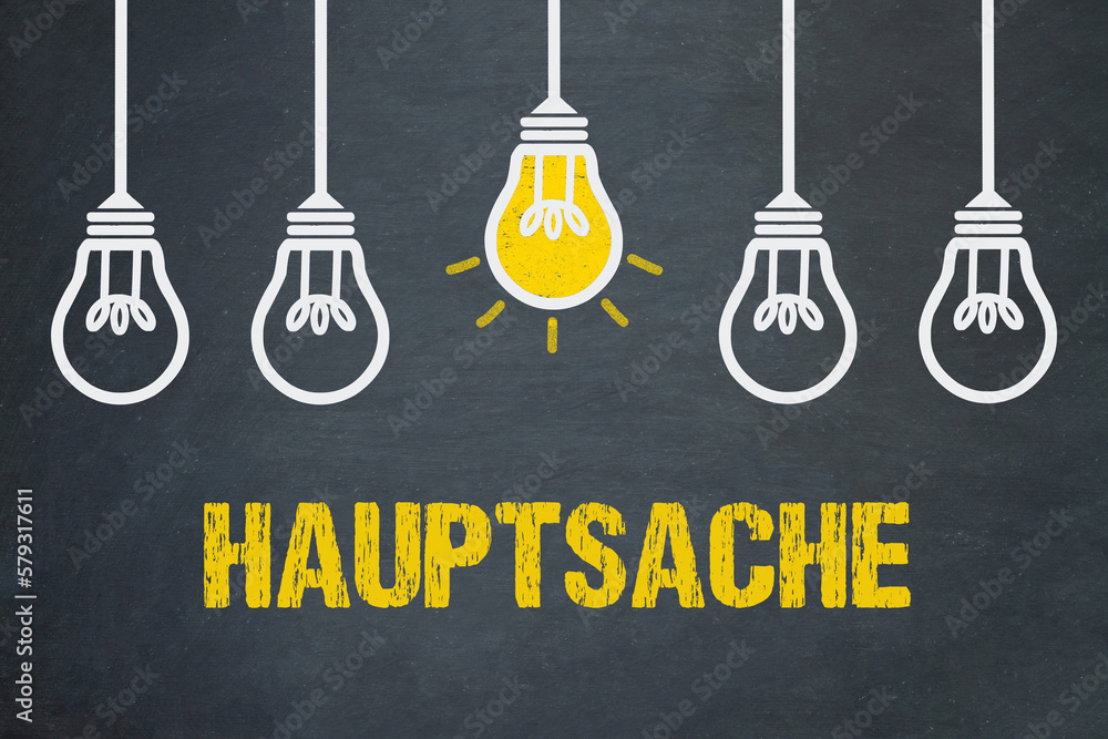 Canvas Prints Hauptsache