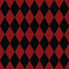  red and black checkered pattern. Carnival Retro Pattern paper Design. Red pattern paper