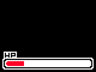 HPのゲームコマンド風フレーム