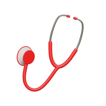 red stethoscope
