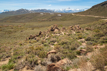 Overlook of the Rugged Landscape at Bodie Hills