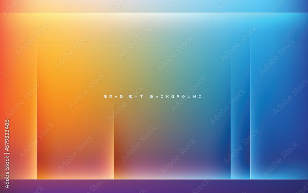 Poster abstract smooth gradient color background with light diagonal