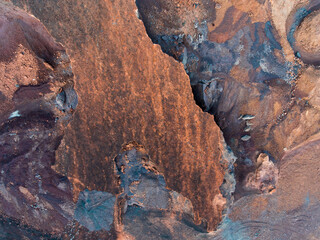 Aerial photos of Calhau, a village located near an inactive volcano in Sao Vicente Island, Cabo Verde, offer a unique perspective of the towering volcanic landscape, rugged terrain, and vibrant coasta