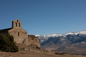 Fototapeta premium church in the mountain