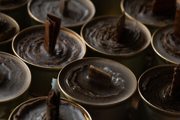 Trench candles for military needs