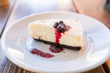 ブルーベリーチーズケーキ