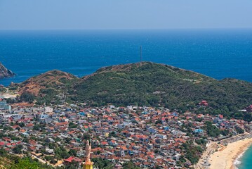 view of the sea from the sea
