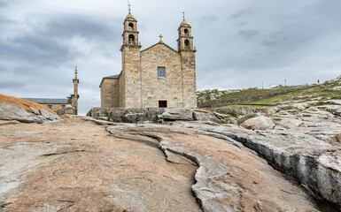 Nosa Senora da Barca Church in Muxia, A Coruna Province, Galicia