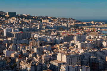 Fototapeta na wymiar Landscape of Algiers city