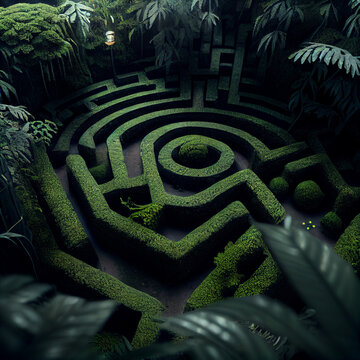 Irrgarten oder Labyrinth ?! Der Weg ist meist das Ziel im Leben zum Erfolg!