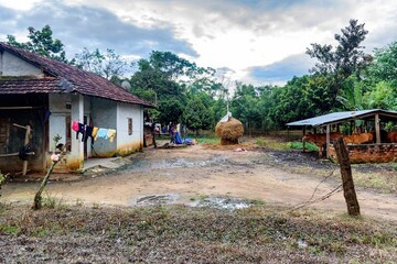 house in the village