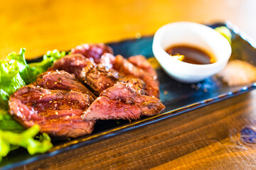 牛さがりの塩焼き