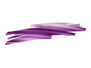 Vector Brush Stroke. Abstract Fluid Splash. Gradient Paintbrush. Watercolor Textured Background. Violet Purple Sale Banner Brushstroke. Isolated Splash on White Backdrop.