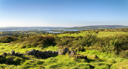 W. from Moytura to Lough Arrow, Co. Sligo, Ireland. Site of Second Battle of Moytura and many...