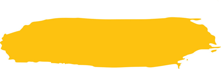 Yellow paint stroke brush collection. Brush stroke paint boxes on white background - stock vector. Vector, dirty, line, stain, element, illustration, texture, set, arts, artistic, transparent,