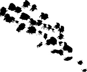 Grunge Ink Dry Brush Abstract Texture