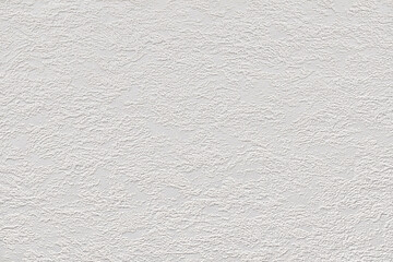 White texture of paper wallpaper with abstract stains. Plastered embossed wall.