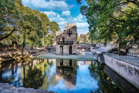 Baths of Fasiladas in Gondar, Noth Ethiopia, Africa