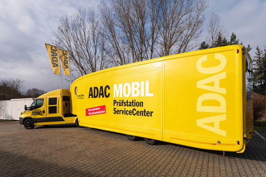 Deutschland , Boblitz , 05.03.2023 , Eine mobile Pr&uuml;fstation des ADAC 
