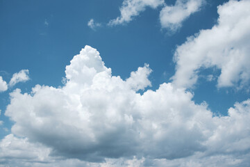 blue sky background with clouds
