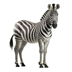 Fototapety  zebra isolate on background