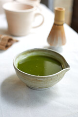 Japanese Matcha in Bowl