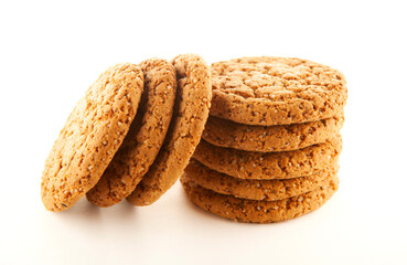 image of cookies white background 
