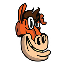 Silly Horse Vector