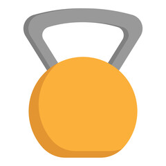 Illustration of Kettlebell design Flat Icon