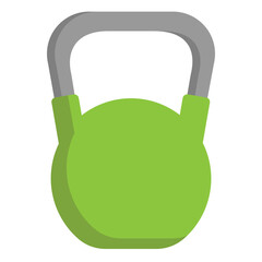 Illustration of Kettlebell design Flat Icon
