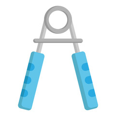 Illustration of Hand Gripper design Flat Icon