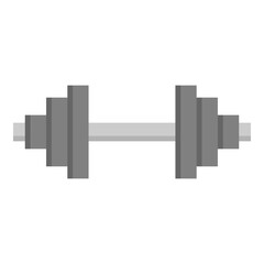 Illustration of Dumbbell design Flat Icon