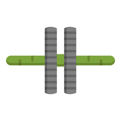 Illustration of Abdominal Roller design Icon