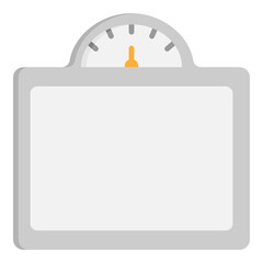 Illustration of Weight Scale design Flat Icon