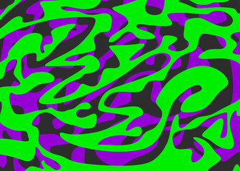 Abstract background with colorful wavy lines pattern