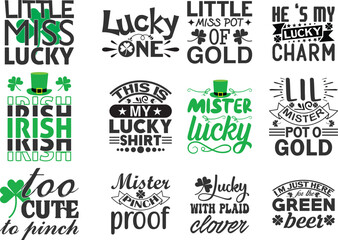 Obraz premium St Patrick day SVG Bundle Design