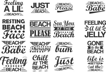 Summer Beach SVG Bundle Design