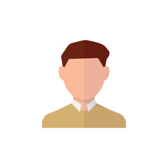 Man flat icon
