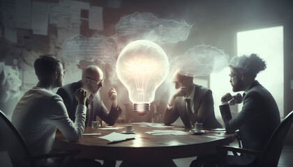 business people in a meeting room