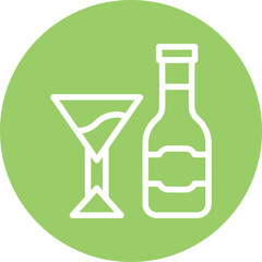 Vector Design Wine Icon Style