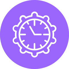 Vector Design Time Management Icon Style