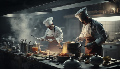 chef and food 