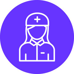 Vector Design Nurse Icon Style