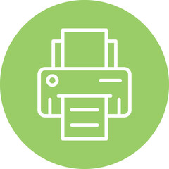 Vector Design Printer Icon Style